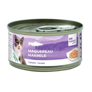 Lata natural 100% para gatos Caballa 70g