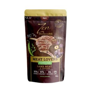 Pouch sabor cordero y vegetales 100g