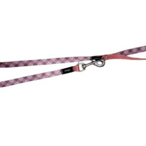 Correa tartán rosa 20mmx100cm