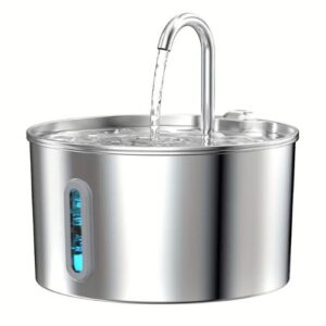 Fuente para gatos acero