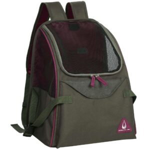 Mochila para mascotas verde hasta 7kg