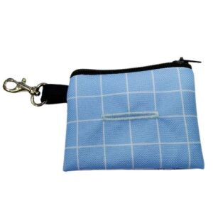 Porta bolsas Quadre azul
