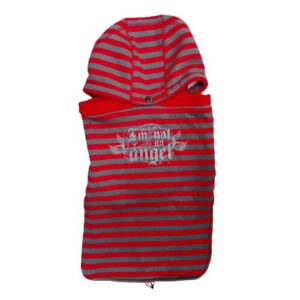 Sudadera rayas roja 40cm