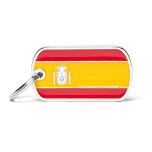 Chapa identificativa bandera de España