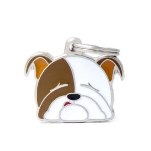 Chapa identificativa Bulldog inglés