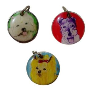 Chapa identificativa razas redonda pequeña