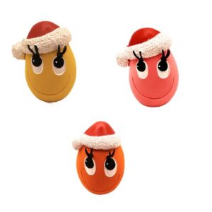 Huevos látex Navidad L 9cm