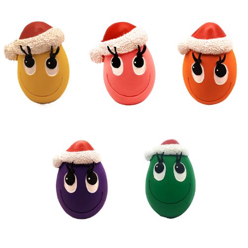 Huevos látex Navidad XL 15cm