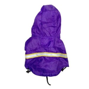 Chubasquero morado reflectante 15cm