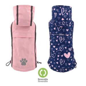 Impermeable reversible rosa 40cm