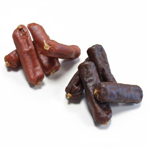 Salchichas de ternera y pollo