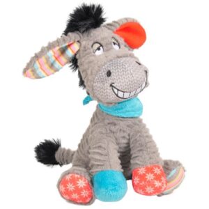 Burro sentado de peluche