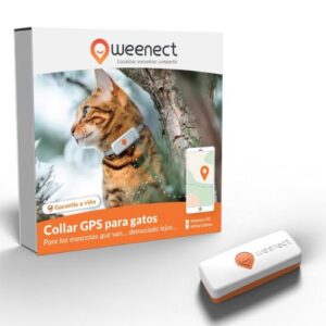 Collar GPS para gatos Weenect XS blanco