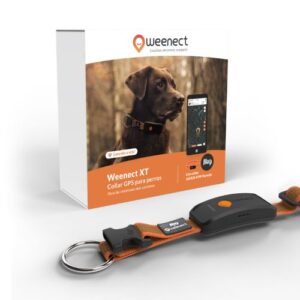 Collar GPS para perros Weenect XT naranja