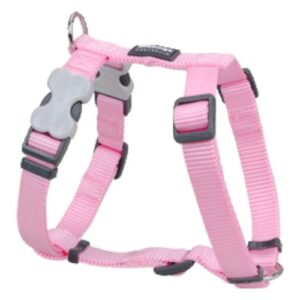 Arnés tipo H nylon rosa 15mm