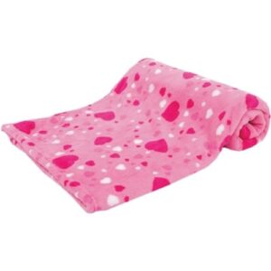 Manta para perros y gatos rosa M 100x70cm