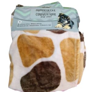 Manta para perros y gatos marrón L 150x100cm