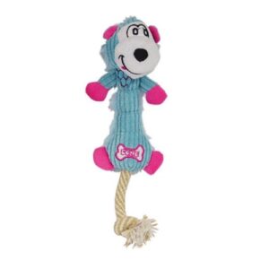 Peluche cuerda mono azul 27cm