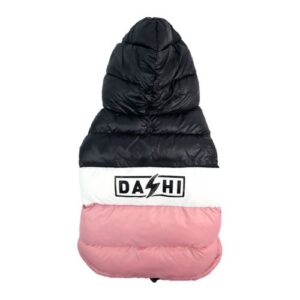 Anorak negro y rosa 40cm