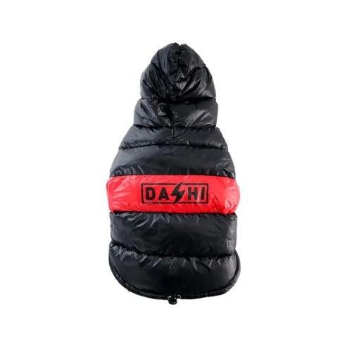 Anorak negro y rojo 40cm