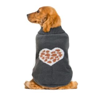 Jersey gris corazón 35cm