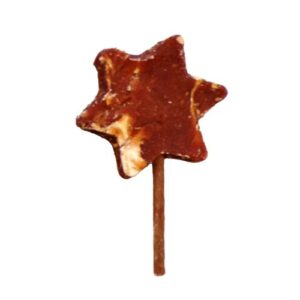 Piruleta de pato y bacalao