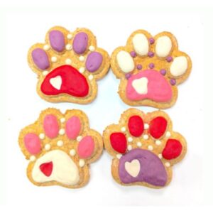 Galleta huella San Valentín