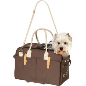 Bolso shopper city marrón 52x25x35cm