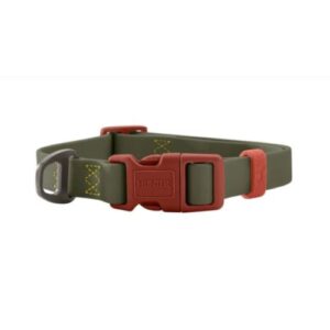 Collar de goma Hunter verde 25mmx45-65cm