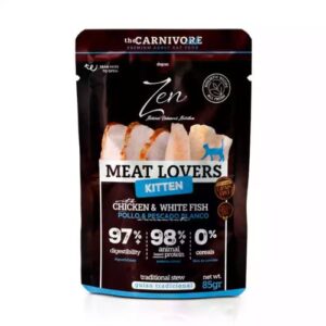 Comida húmeda pollo y pescado blanco Kitten 85g