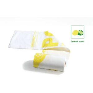 Bolsas biodegradables con aroma a limón